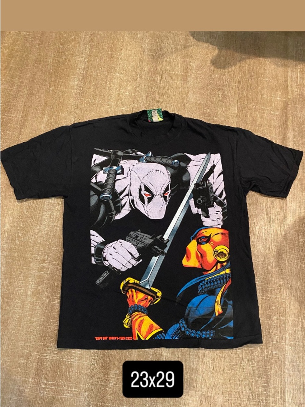 Black Deathstroke nickystees men’s large #dc #superhero